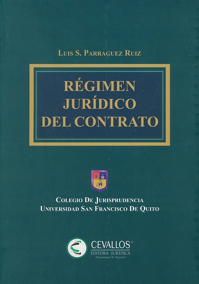 Imagen de portada del libro Régimen jurídico del contrato