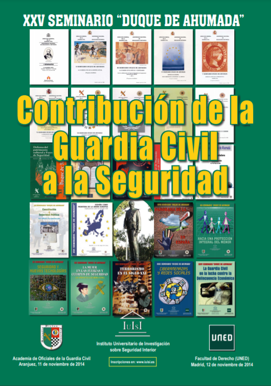 Imagen de portada del libro Contribución de la Guardia Civil a la seguridad