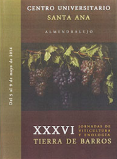 Imagen de portada del libro XXXVI Jornadas de Viticultura y Enología de Tierra de Barros