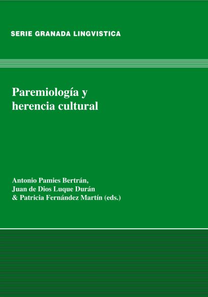 Imagen de portada del libro Paremiología y herencia cultural