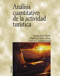 Imagen de portada del libro Análisis cuantitativo de la actividad turística
