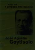 Imagen de portada del libro Actas del I Simposio internacional José Agustín Goytisolo