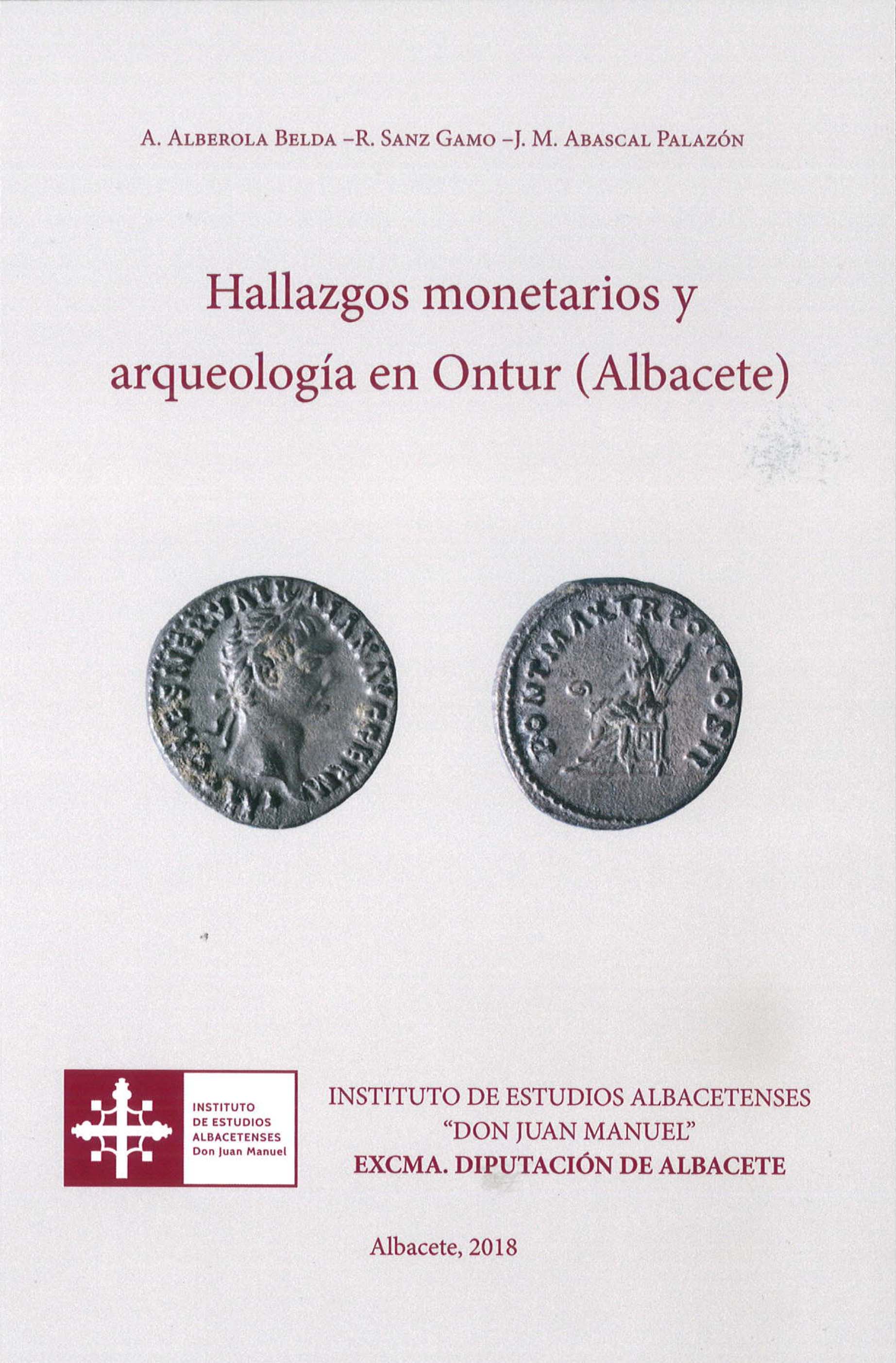 Imagen de portada del libro Hallazgos monetarios y arqueología en Ontur (Albacete)