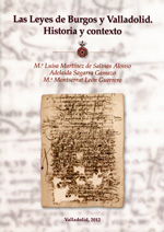 Imagen de portada del libro Las Leyes de Burgos y Valladolid