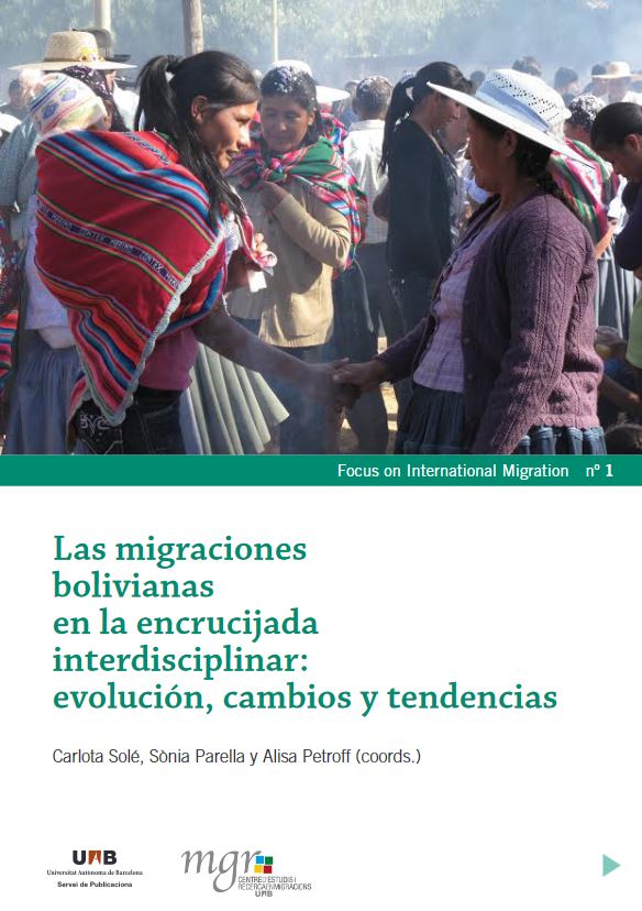 Imagen de portada del libro Las migraciones bolivianas en la encrucijada interdisciplinar : evolución, cambios y tendencias