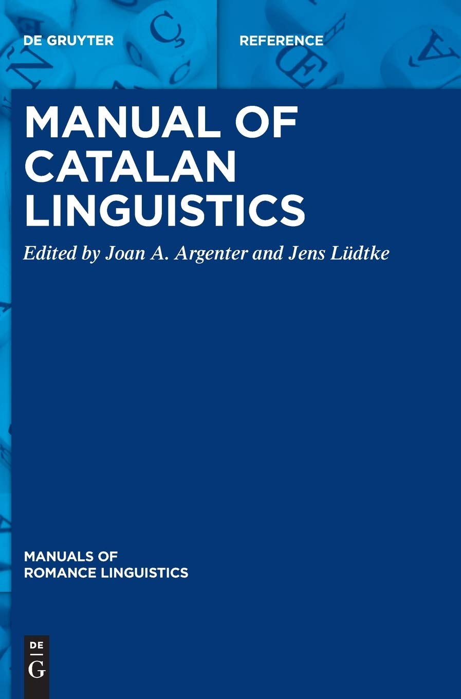 Imagen de portada del libro Manual of catalan linguistics