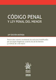 Imagen de portada del libro Código Penal y Ley Penal del Menor