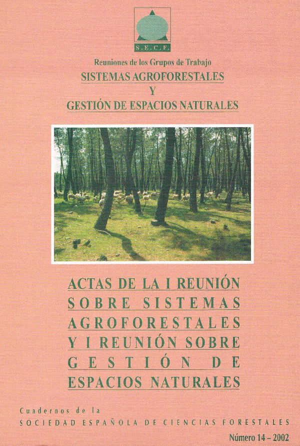 Imagen de portada del libro Actas de la I Reunión sobre Sistemas Agroforestales