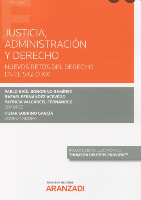 Imagen de portada del libro Justicia, administración y derecho