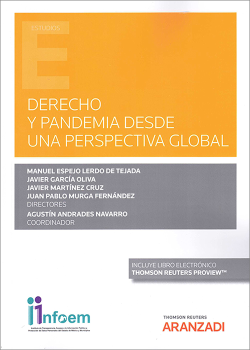 Imagen de portada del libro Derecho y pandemia desde una perspectiva global