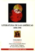 Imagen de portada del libro Actas del Congreso Internacional Literatura de las Américas, 1898-1998