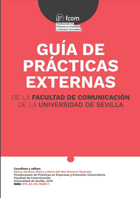 Imagen de portada del libro Guía de prácticas externas de la Facultad de Comunicación de la Universidad de Sevilla