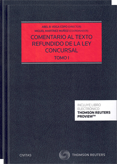 Imagen de portada del libro Comentario al texto refundido de la Ley Concursal
