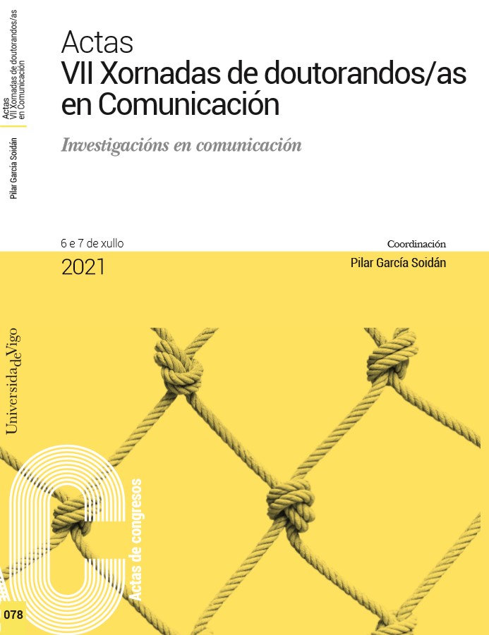 Imagen de portada del libro Actas VII Xornadas de Doutorandos-as en Comunicación