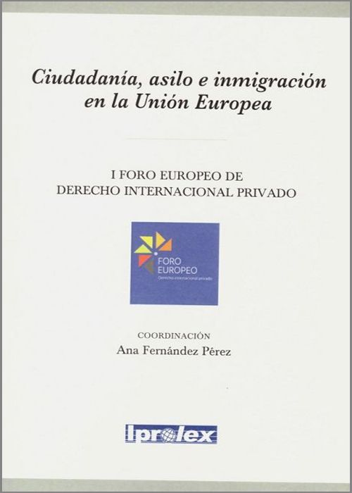 Imagen de portada del libro Ciudadanía, asilo e inmigración en la Unión Europea