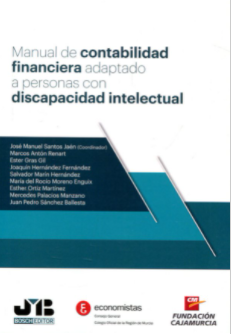 Imagen de portada del libro Manual de contabilidad financiera adaptado a personas con discapacidad intelectual