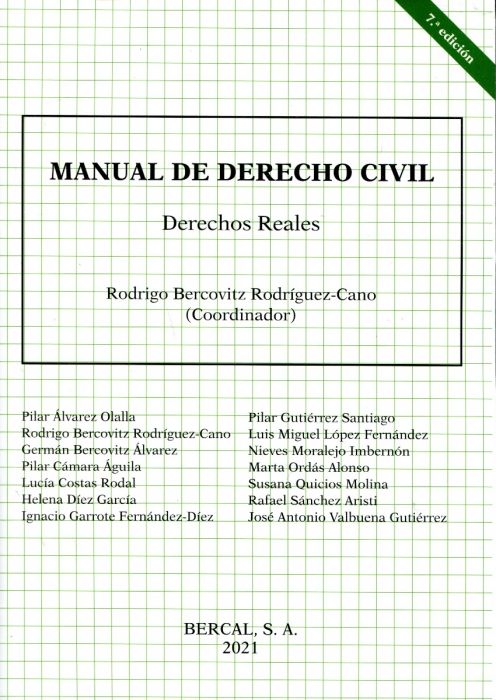 Imagen de portada del libro Manual de Derecho civil