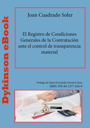 Imagen de portada del libro El Registro de Condiciones Generales de la Contratación ante el control de transparencia material