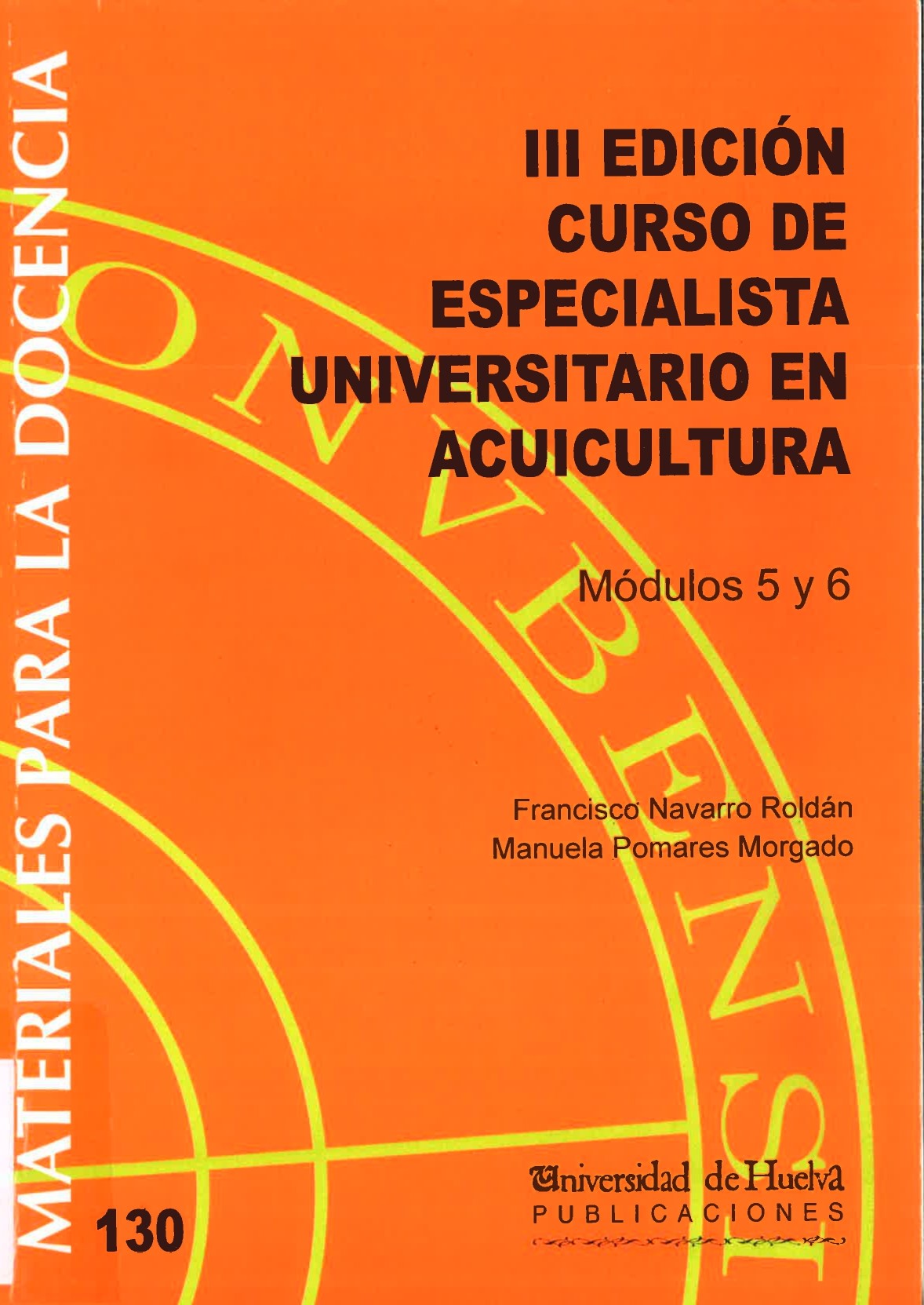 Imagen de portada del libro III Edición Curso de Especialista Universitario en Acuicultura