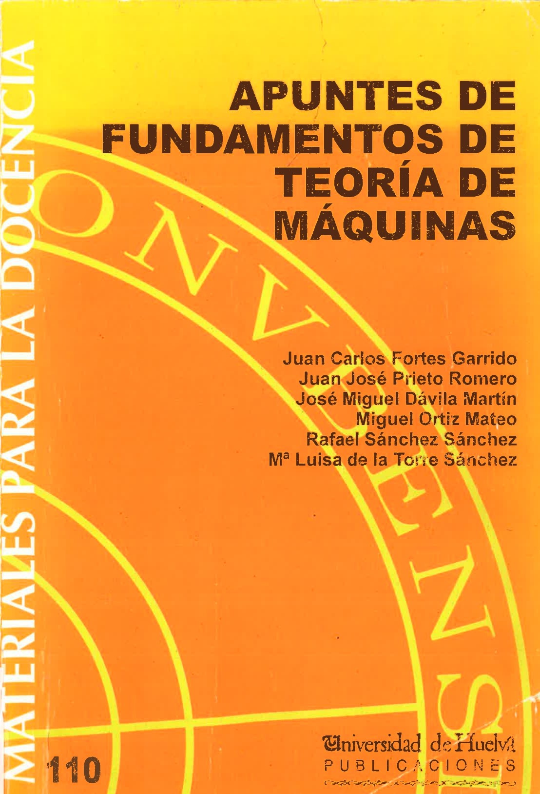 Imagen de portada del libro Apuntes de fundamentos de teoría de máquinas