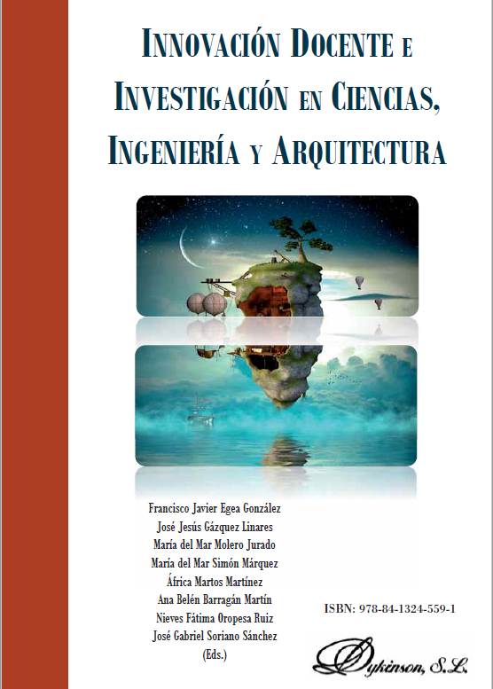 Imagen de portada del libro Innovación Docente e Investigación en Ciencias, Ingeniería y Arquitectura