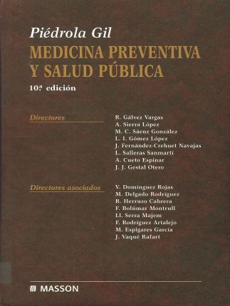 Imagen de portada del libro Medicina preventiva y salud pública