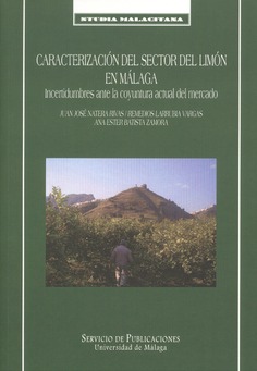 Imagen de portada del libro Caracterización del sector del limón en Málaga