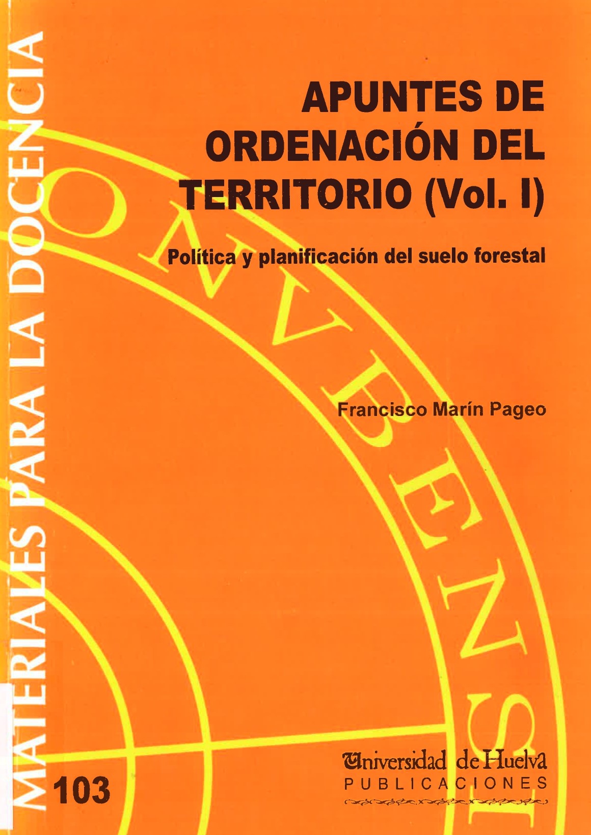 Imagen de portada del libro Apuntes de Ordenación del Territorio (Vol. I)