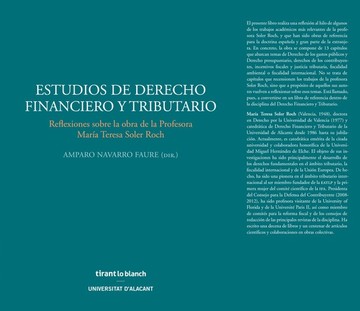 Imagen de portada del libro Estudios de Derecho Financiero y Tributario