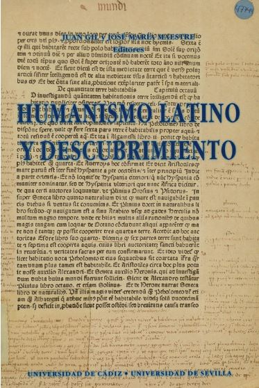 Imagen de portada del libro Humanismo latino y Descubrimiento