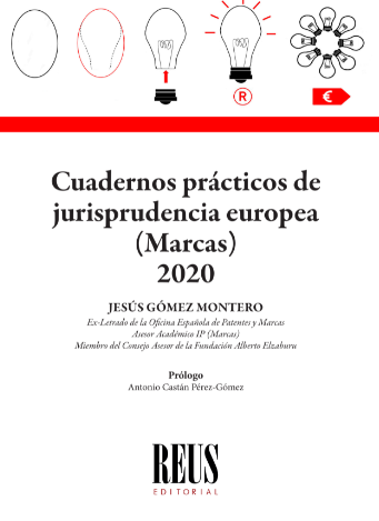 Imagen de portada del libro Cuadernos prácticos de jurisprudencia europea (Marcas) 2020.