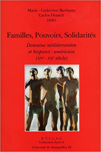 Imagen de portada del libro Familles, pouvoirs, solidarités