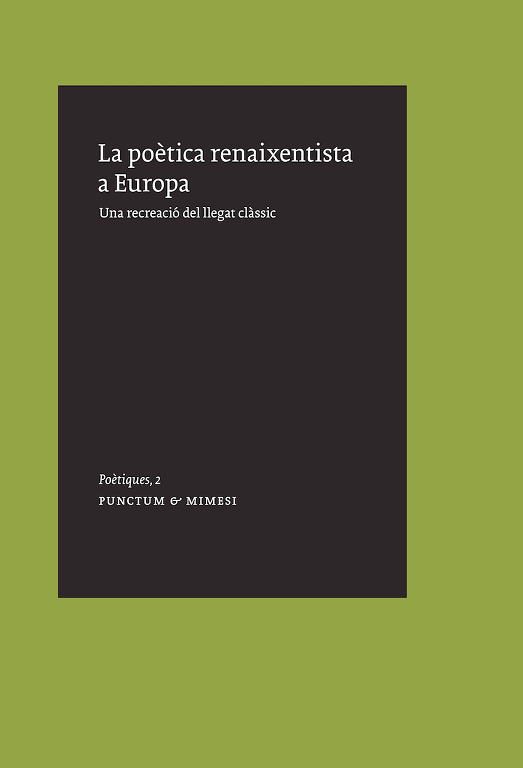 Imagen de portada del libro La poètica renaixentista a Europa