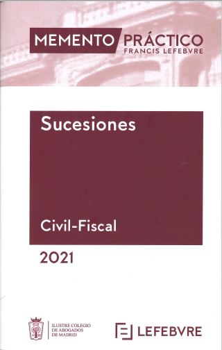 Imagen de portada del libro SUCESIONES: Civil-Fiscal 2021