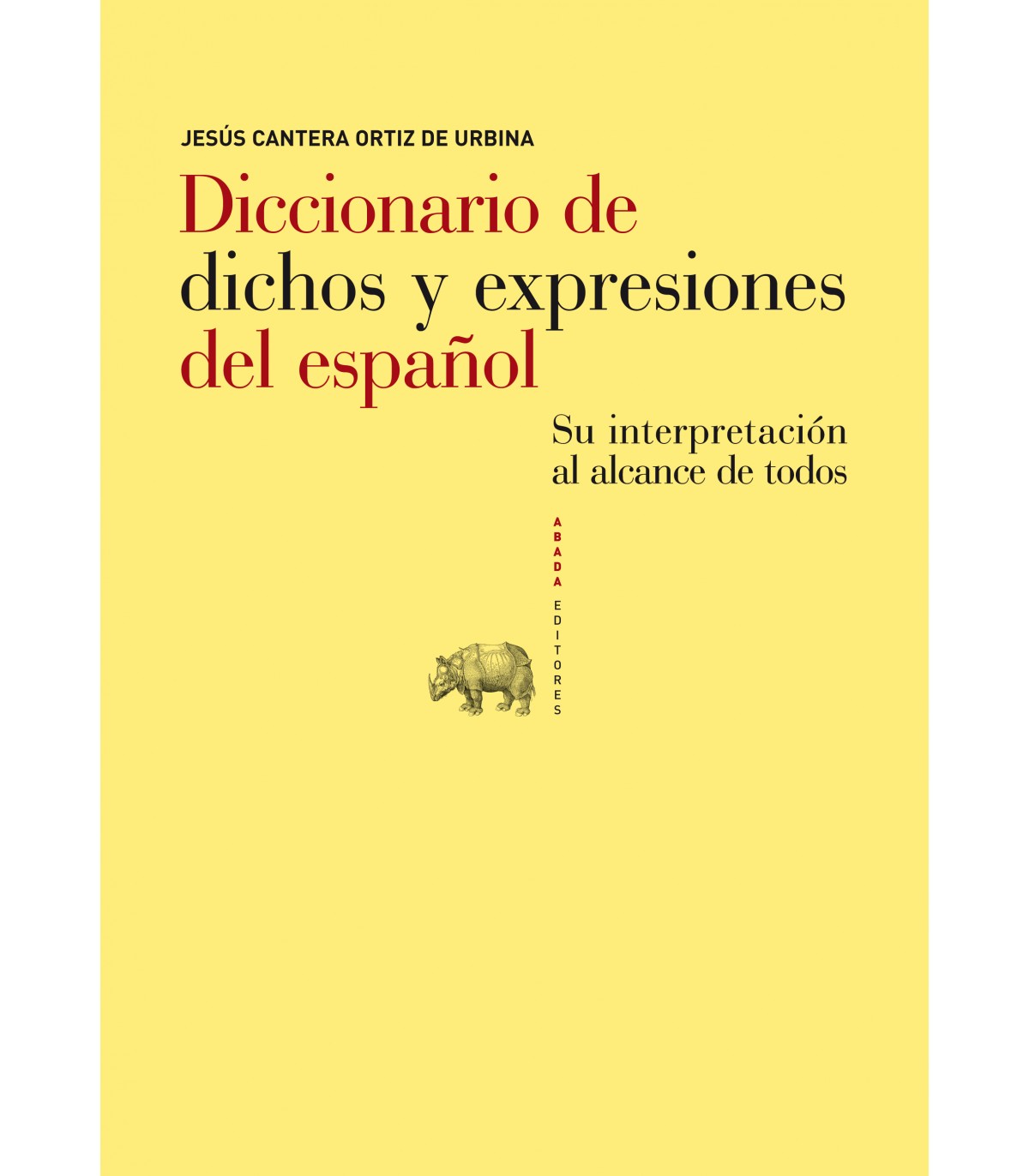 Imagen de portada del libro Diccionario de dichos y expresiones del español