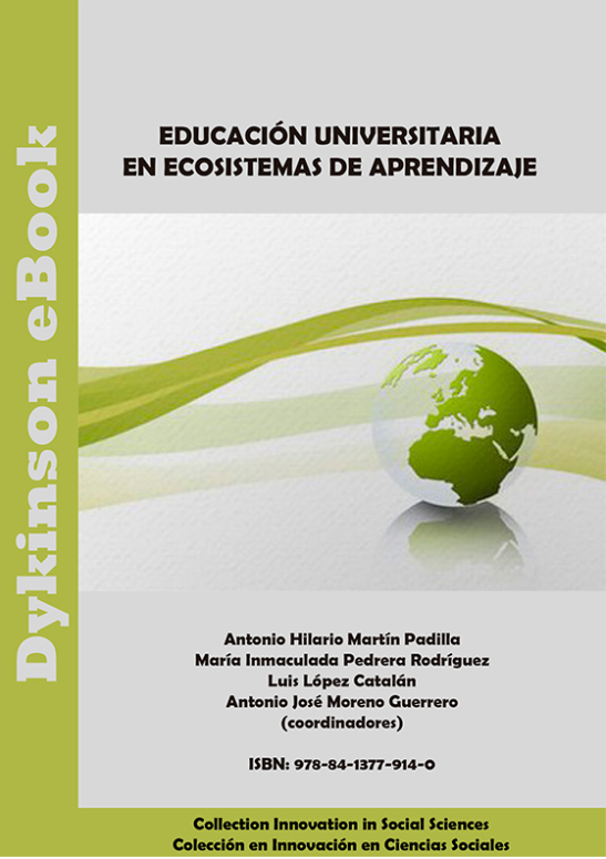 Imagen de portada del libro Educación universitaria en ecosistemas de aprendizaje