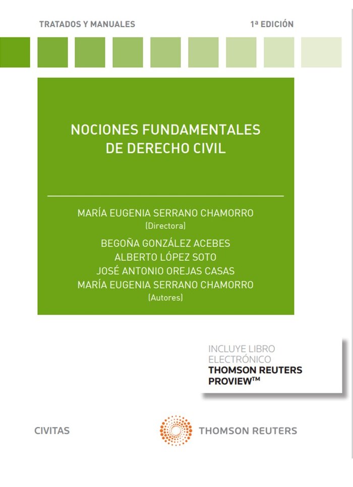 Imagen de portada del libro Nociones fundamentales de Derecho civil