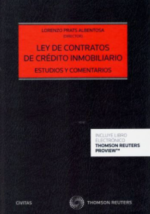 Imagen de portada del libro Ley de contratos de crédito inmobiliario