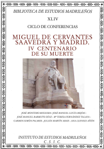 Imagen de portada del libro Miguel de Cervantes Saavedra y Madrid
