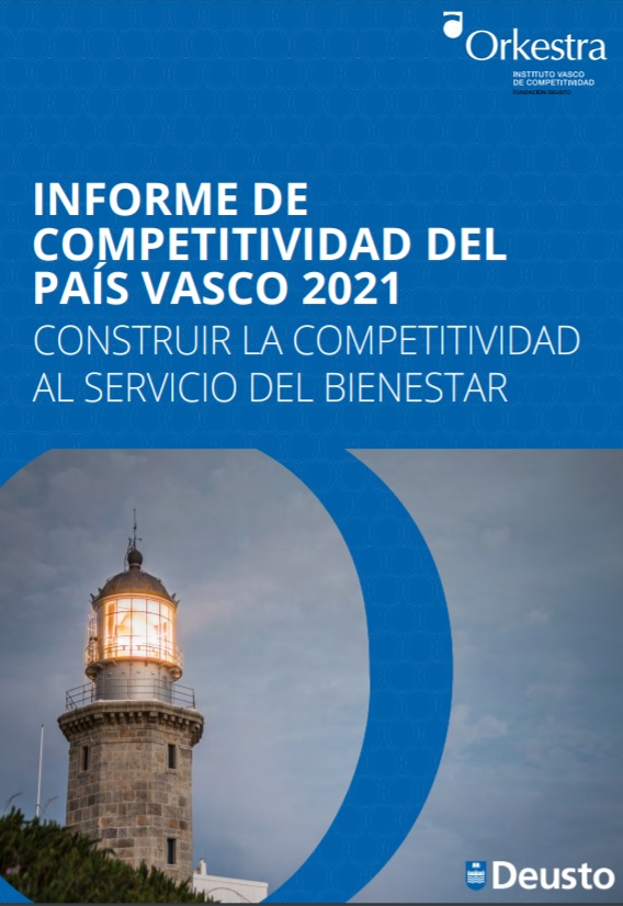 Imagen de portada del libro Informe de Competitividad del País Vasco 2021