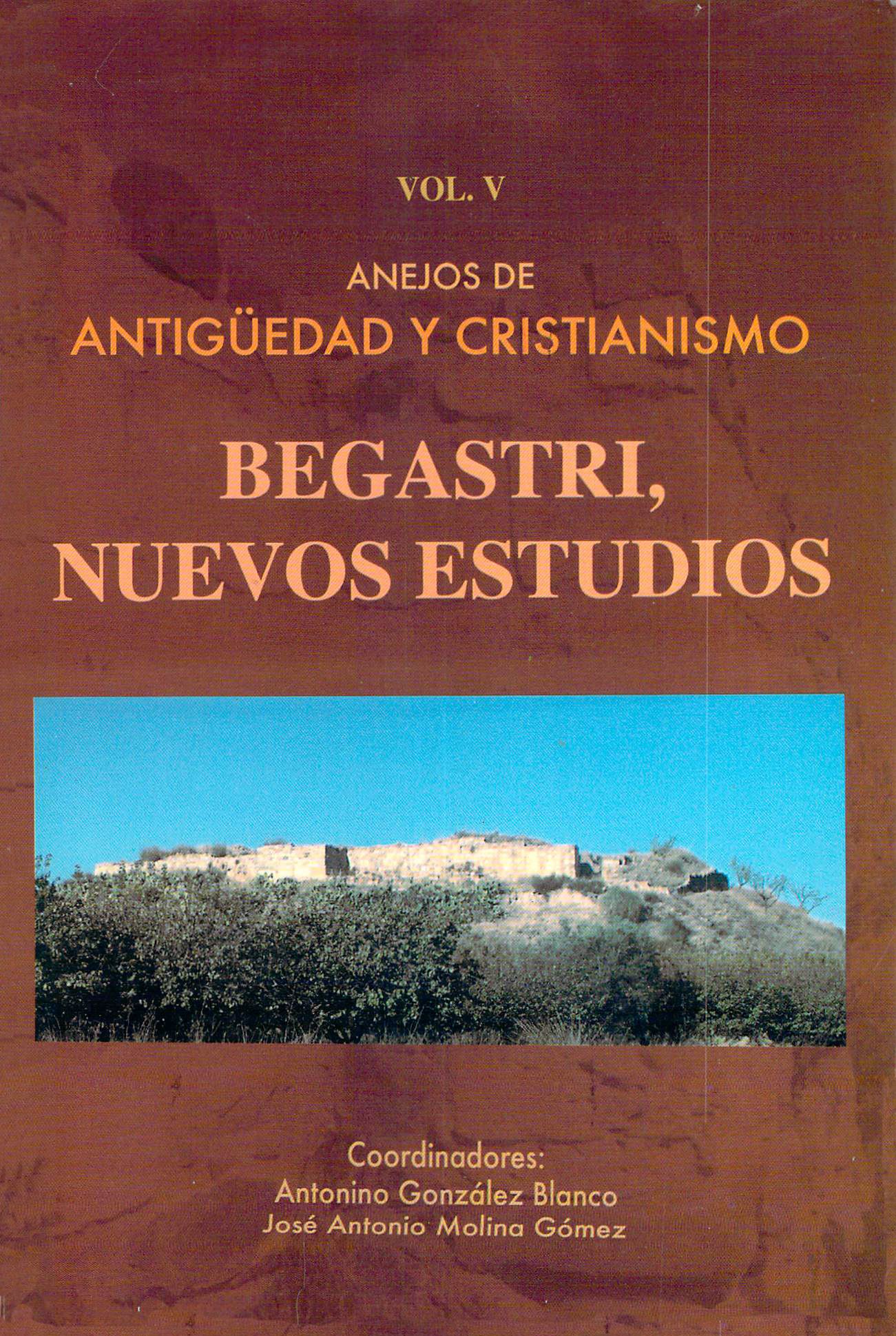 Imagen de portada del libro Begastri, nuevos estudios