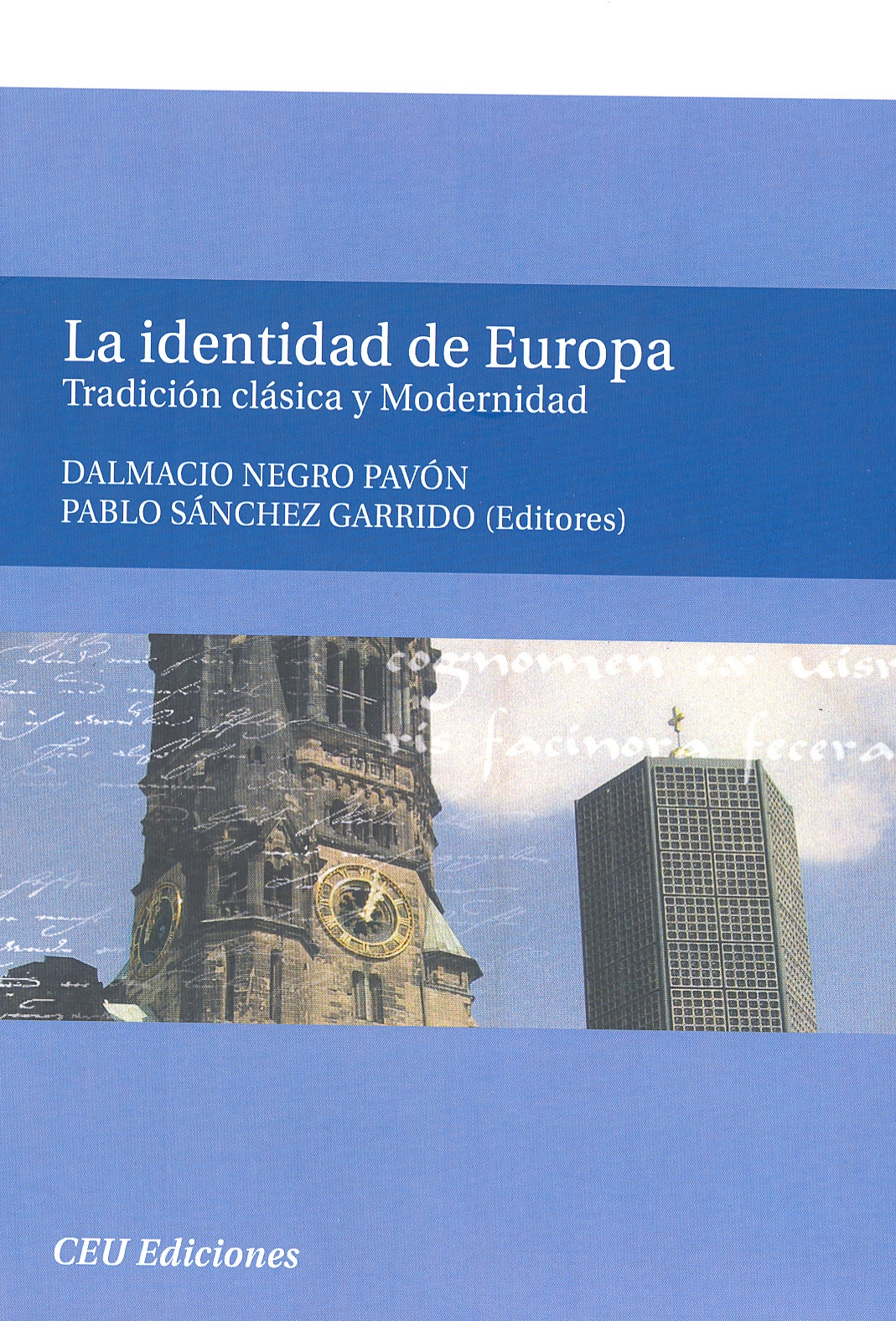Imagen de portada del libro La identidad de Europa
