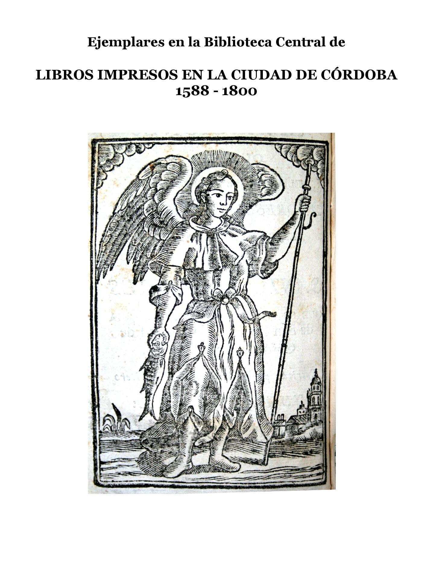 Imagen de portada del libro Ejemplares en la Biblioteca Central de libros impresos en Córdoba