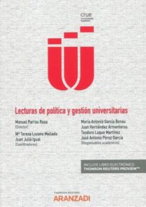 Imagen de portada del libro Lecturas de política y gestión universitarias