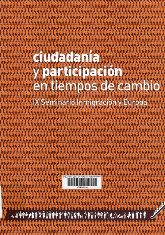 Imagen de portada del libro Ciudadanía y participación en tiempos de cambio