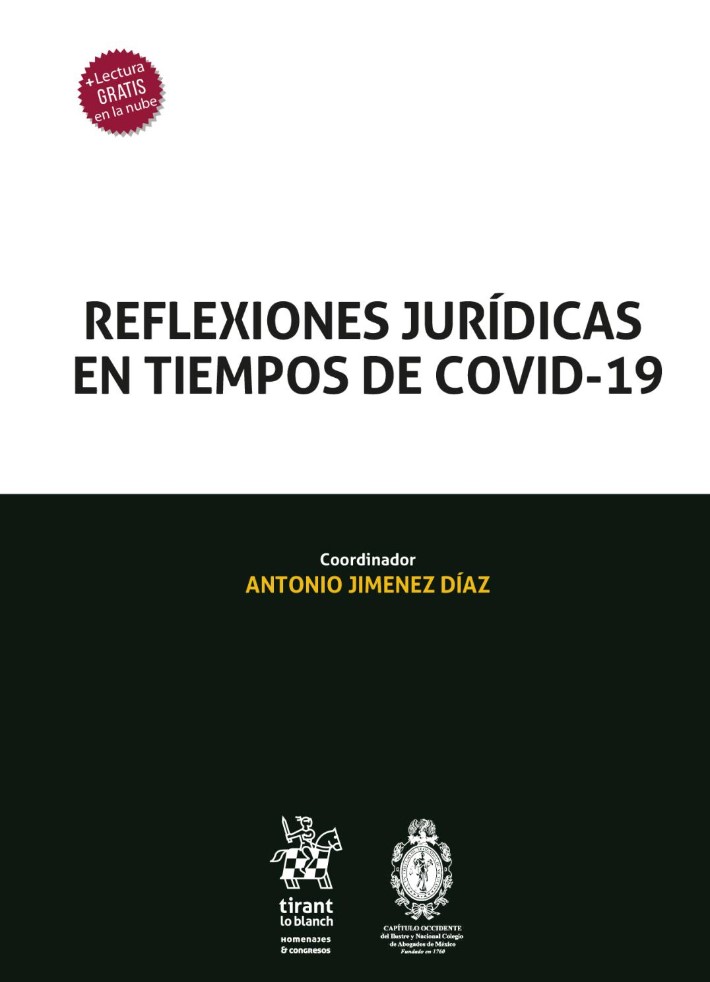 Imagen de portada del libro Reflexiones jurídicas en tiempos de COVID-19