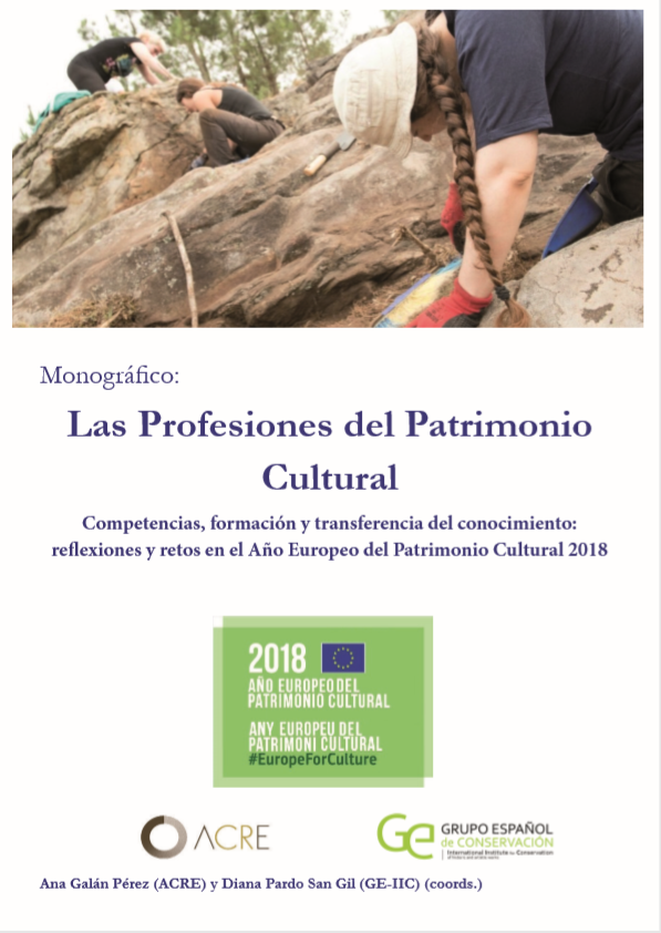 Imagen de portada del libro Las Profesiones del Patrimonio Cultural : Competencias, formación y transferencia del conocimiento