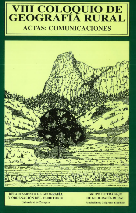 Imagen de portada del libro Actas del VIII Coloquio de Geografía Rural