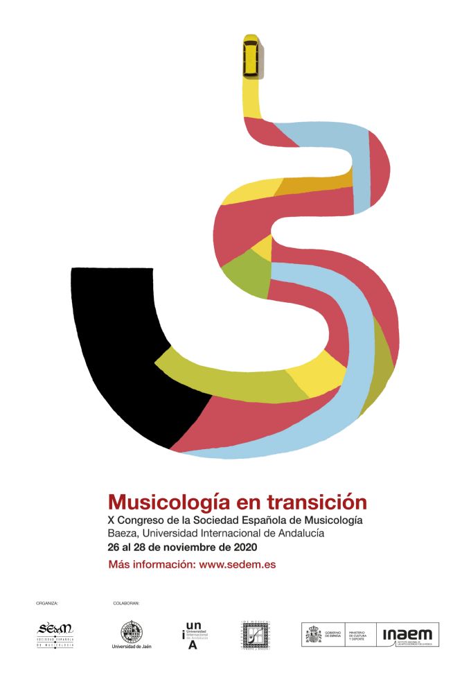 Imagen de portada del libro Musicología en transición. Libro de resúmenes. X Congreso de la Sociedad Española de Musicología. Baeza, Universidad Internacional de Andalucía, 18-20 de noviembre de 2021