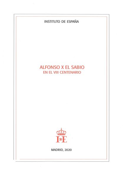 Imagen de portada del libro Alfonso X el Sabio en el VIII Centenario